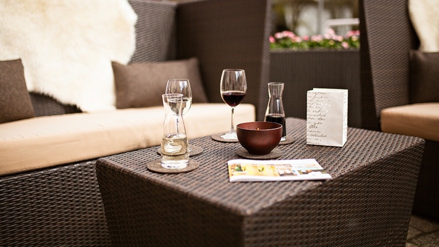 Barterrasse direkt am Kurpark